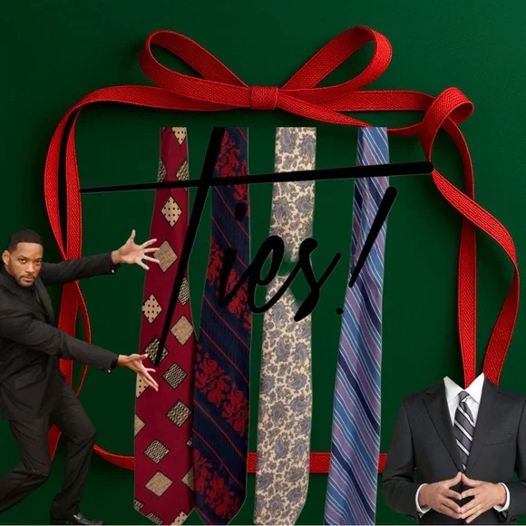 Bundle of 4 Ties - Silk Business man Ties #Bundle - Picture 6 of 8